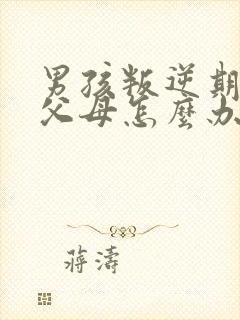 男孩叛逆期打骂父母怎么办