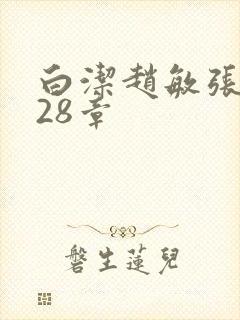 白洁赵敏张倩第28章
