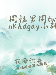 同性男同twinkhdgay小帅