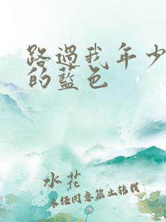 路过我年少时光的蓝色