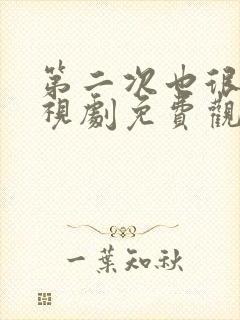 第二次也很美电视剧免费观看完整版