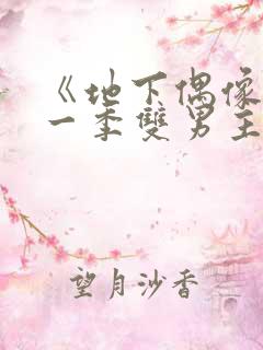 《地下偶像》第一季双男主
