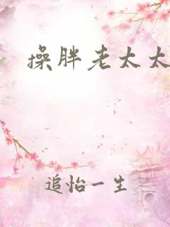 操胖老太太逼