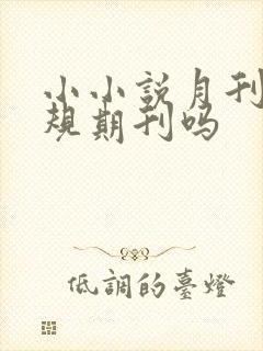 小小说月刊是正规期刊吗
