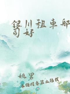 银川租车哪家公司好