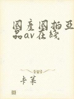 国产国拍亚洲精品av在线