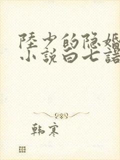 陆少的隐婚罪妻小说白七诺