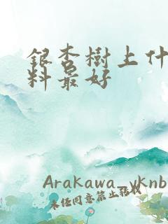 银杏树上什么肥料最好