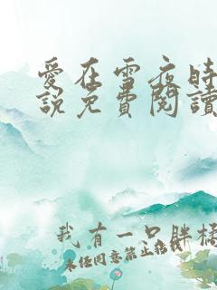 爱在雪夜时分小说免费阅读全文最新章节