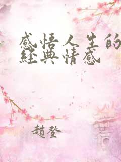 感悟人生的句子经典情感