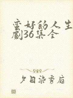蛮好的人生电视剧36集全