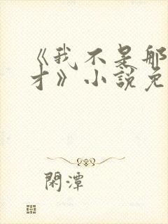 《我不是那种人才》小说免费阅读