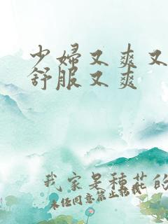 少妇又爽又紧又舒服又爽