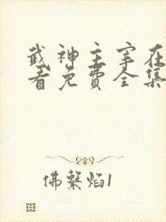 武神主宰在线观看免费全集高清真人