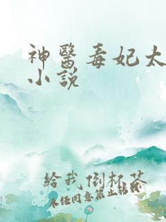 神医毒妃太嚣张小说