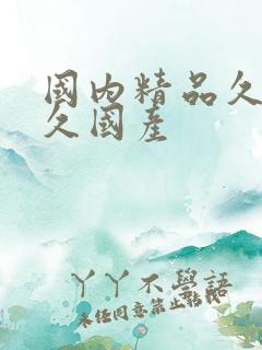 国内精品久久久久国产