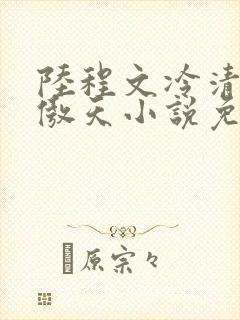 陆程文冷清秋龙傲天小说免费阅读