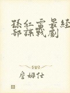 孙红雷最经典十部谍战剧
