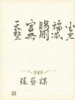 天官赐福小说完整无删减免费阅读