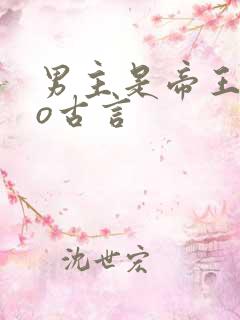 男主是帝王的po古言