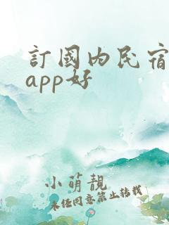 订国内民宿哪个app好