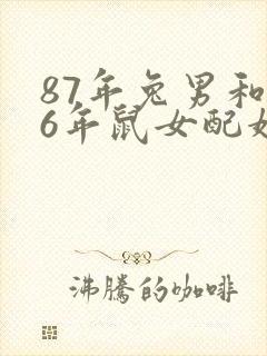 87年兔男和96年鼠女配婚姻好不好