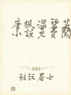 唐枫温碧芸林姨小说免费阅读