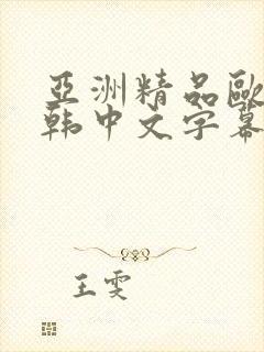 亚洲精品欧美日韩中文字幕