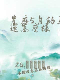 农历5月的马命运怎么样