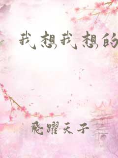 我想我想的歌词