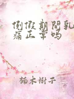 例假期间乳房疼痛正常吗