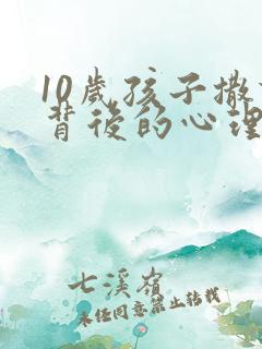 10岁孩子撒谎背后的心理