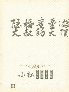 隐婚蜜爱:总裁大叔的天价宝贝