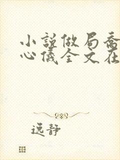 小说做局乔梁叶心仪全文在线阅读