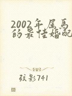 2002年属马的最佳婚配女
