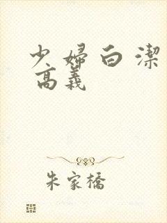 少 妇 白 洁 高义