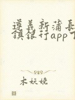 遵义新蒲长征村镇银行app下载