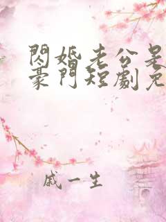 闪婚老公是超级豪门短剧免费版