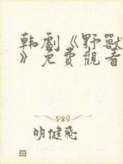 韩剧《野兽风云》免费观看