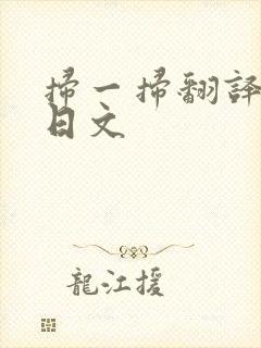 扫一扫翻译软件日文