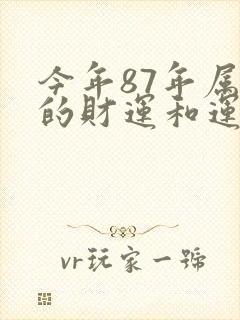 今年87年属兔的财运和运气如何