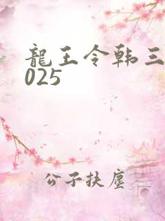 龙王令韩三千4025