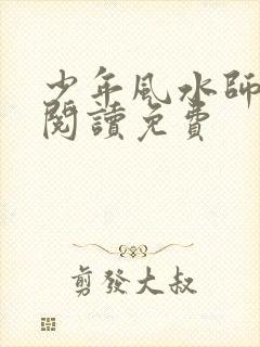 少年风水师在线阅读免费