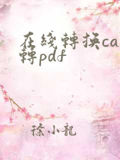 在线转换caj转pdf