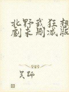 北野武狂想曲喜剧未删减版