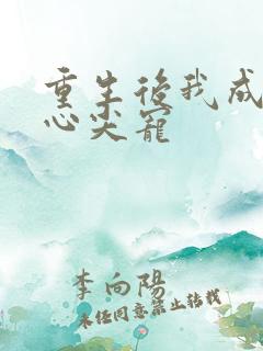重生后我成傻王心尖宠
