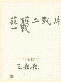 苏联二战片最后一战
