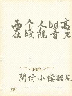 两个人bd高清在线观看免费