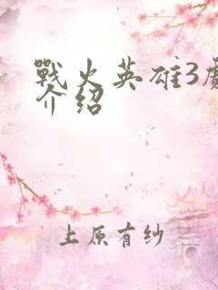 战火英雄3剧情介绍