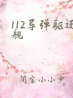 112导弹驱逐舰